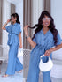 ELYNDI LUX set "KOLKA" - GREY-BLUE